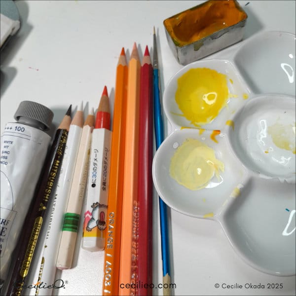 Tools for adding details to your watercolor painting