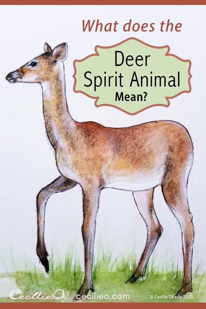 Watercolor for Mindfulness: Deer Spirit Animal