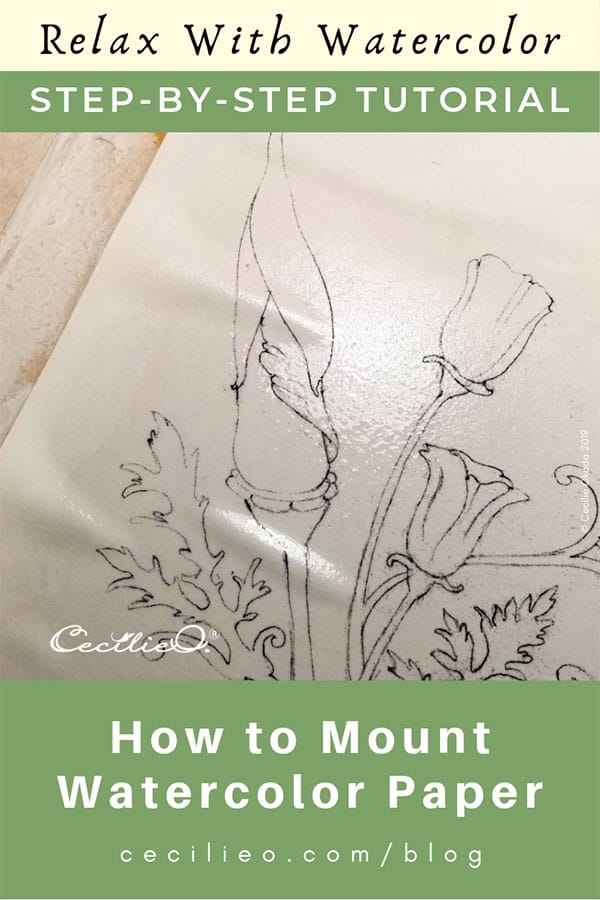 How To Mount Watercolor Paper