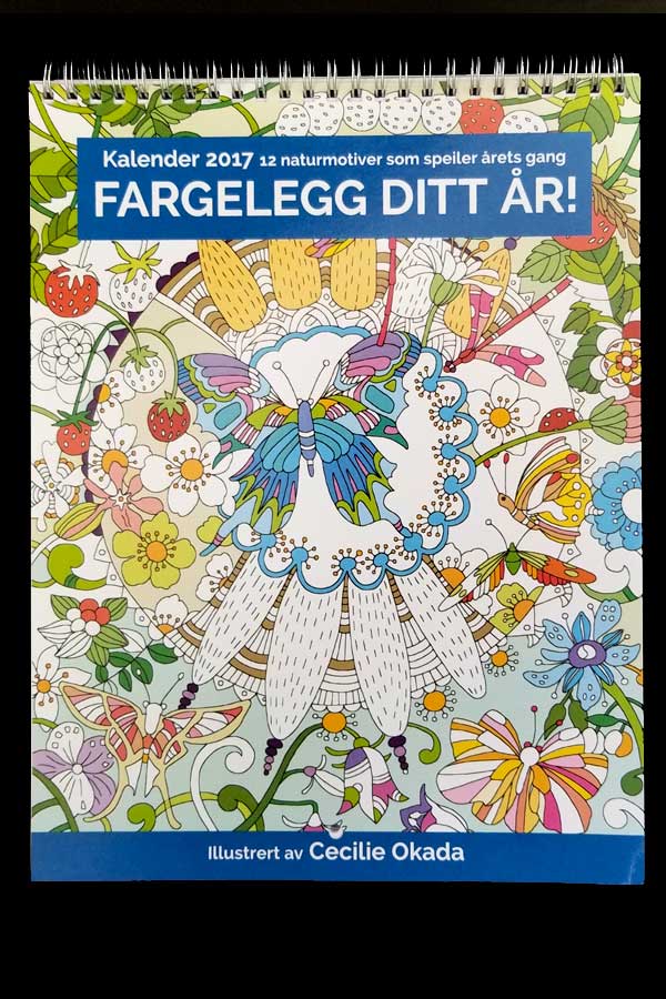 Coloring Calendar 2017, Norway