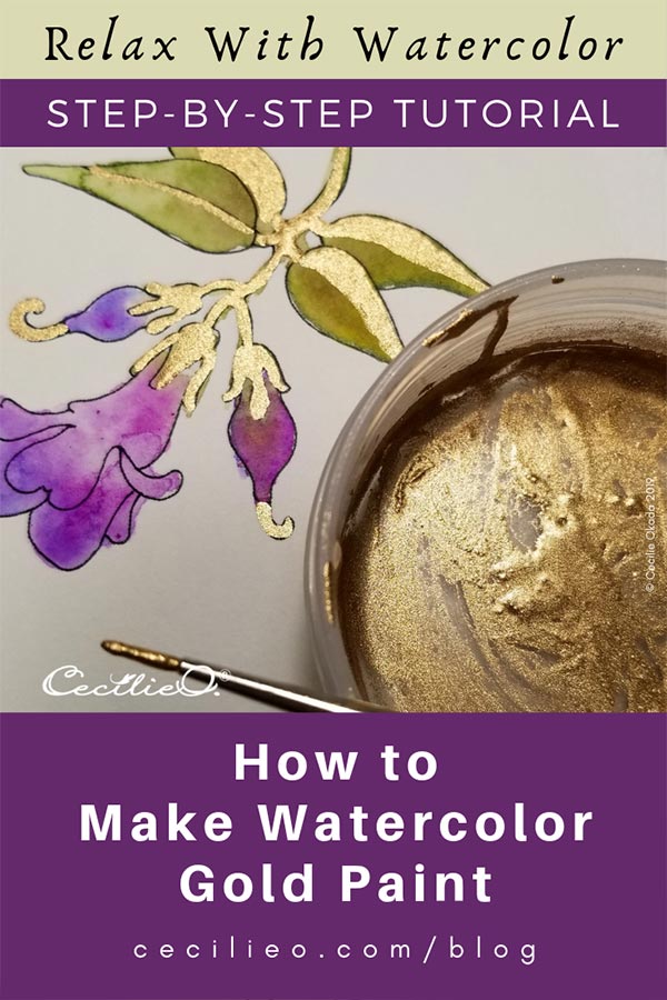 How To Make Gold Watercolor In Four Easy Steps