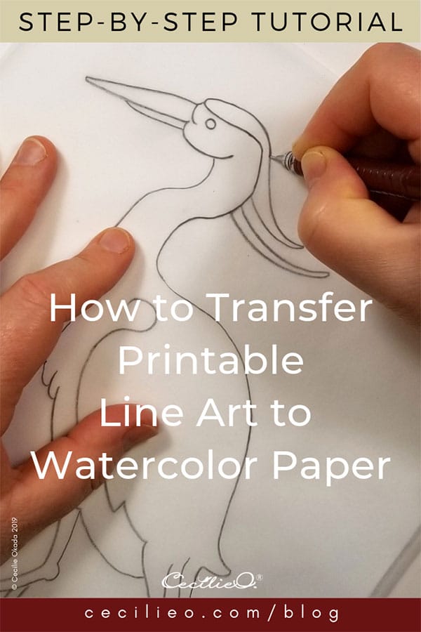 How To Trace Onto Watercolor Paper