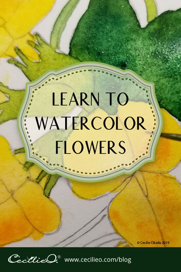 How to Watercolor Beautiful, Simple Flowers