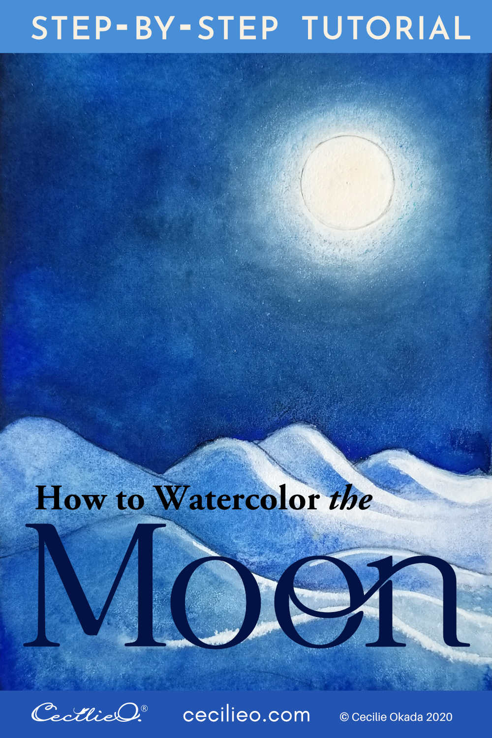 How do you make a full moon painting? In this step-by-step tutorial, I make it simple. A dreamy, luminous watercolor moon is 