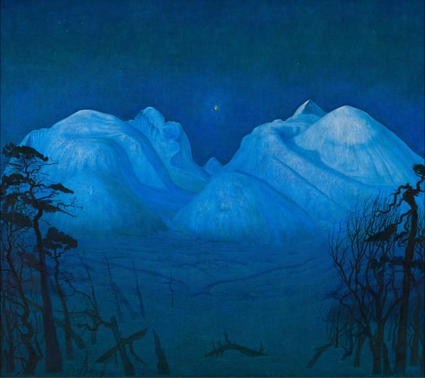 "Winter Night in the Mountains" by Harald Solberg