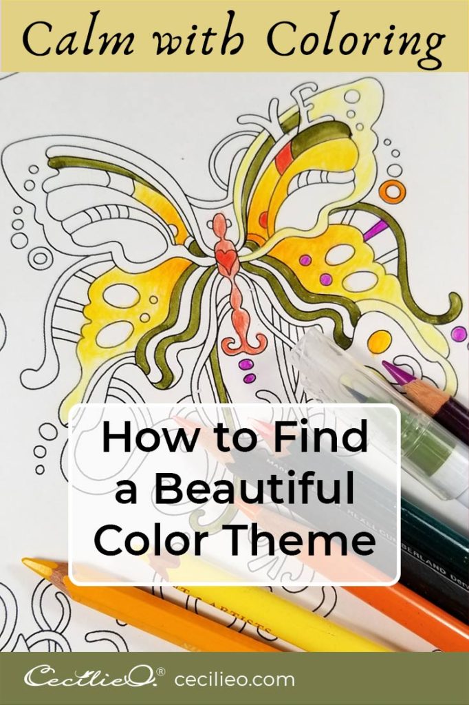 Calm with Coloring: How to Find a Beautiful Color Theme
