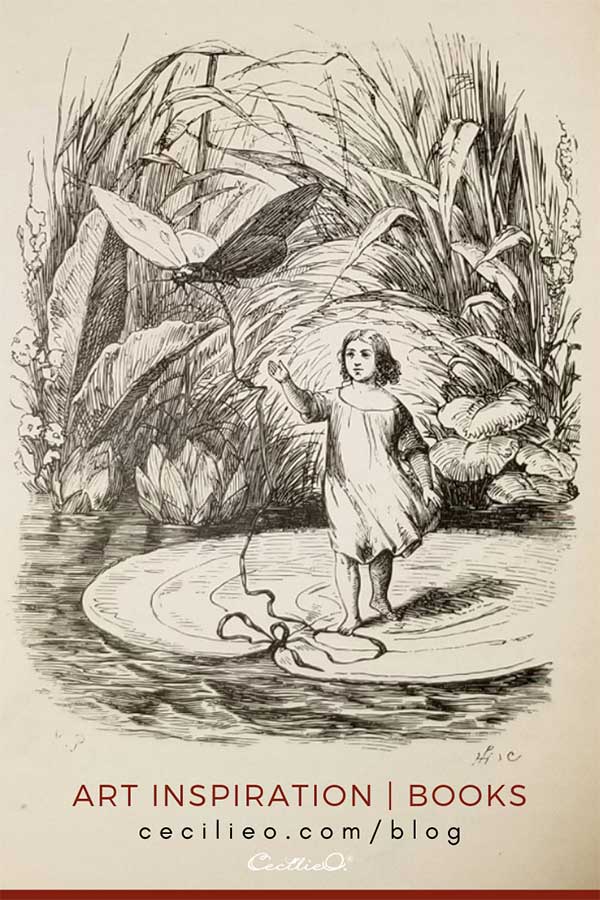 Art Inspiration from Antique Fairy Tale Book