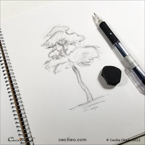 Tree sketch 5.