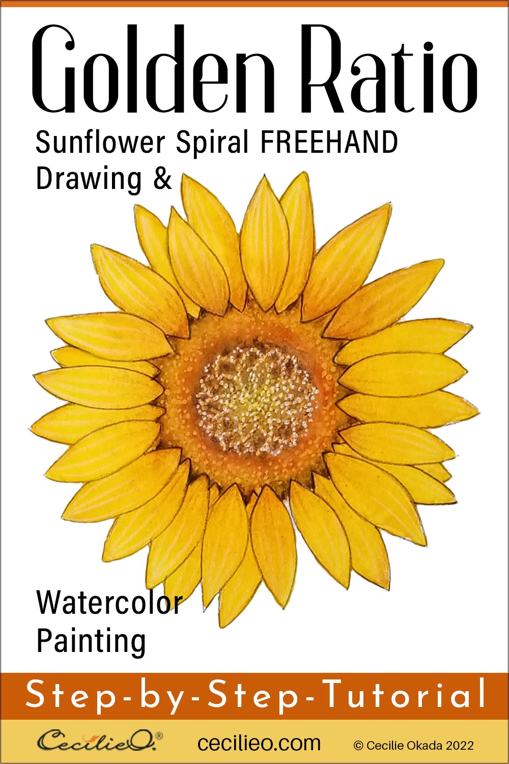 Drawn Flower Sunflower - Easy Sun Flower Drawing Clipart (#4642316) - PikPng