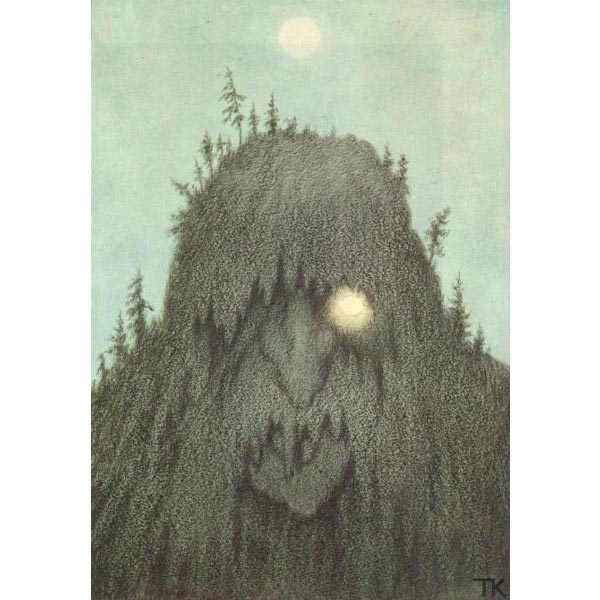 Theodor Kittelsen - Skogtroll, 1906 (Forest Troll).